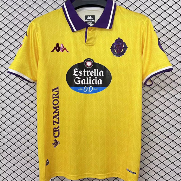 2025/26 Real Valladolid Third Yellow Fans Soccer Jersey