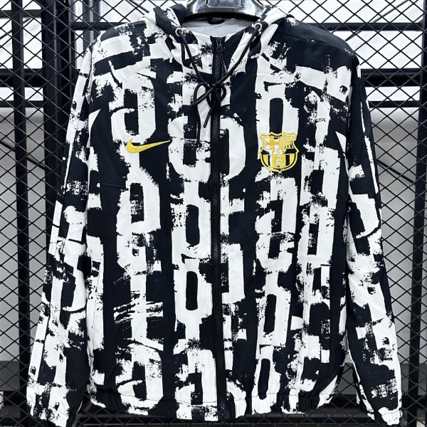 2025/26 BA Black White Windbreaker