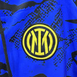2025/26 In Milan Blue Black Windbreaker