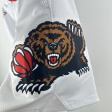 2025/26 Grizzlies White NBA Cotton Pants