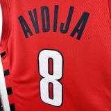 Trail Blazers AVDIJA #8 Red NBA Jersey