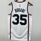Rockets DURANT #35 White City Edition NBA Jerseys