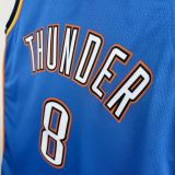Thunder WILLIANS #8 Blue NBA Jersey