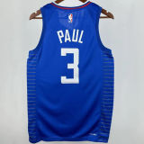 Clippers PAUL #3 Blue NBA Jersey