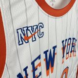 2025 NY Knicks CLARKSON #00 White City Edition NBA Jersey