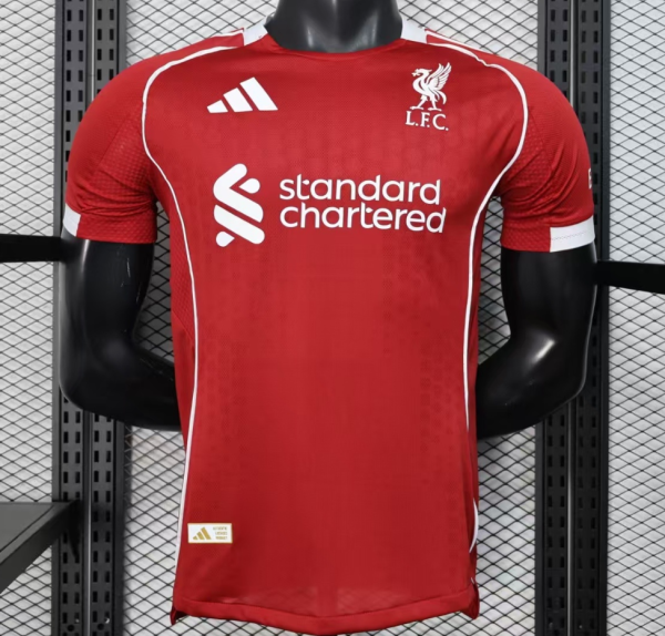 2025/26 LFC Home Red Player Version Jersey