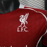 2025/26 LFC Home Red Player Version Jersey