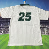 2025/26 AD x oasis #25 White Retro Style Fans Soccer Jersey (Have No.25 带号码）