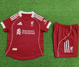 2025/26 LFC Home Red Kids Player Version Kids Jersey 球员版童装