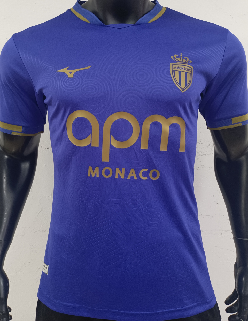 2025/26 AS Monaco Visitante Blue Versión Jugador