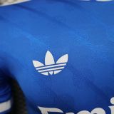 2025/26 RM Third Blue Player Version Soccer Jersey 有歪纹