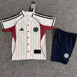 2025/26 River Plate White Baseball Kids T-Shirt