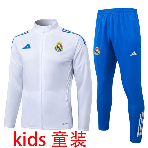 2025/26  RM White Kids Jacket Tracksuit