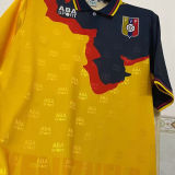 1998 Venezuela Away Yellow Retro Soccer Jersey