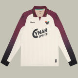 2025/26 Venezia FC Away White Long Sleeve Soccer Jersey 带胸前广告 CYNAR SPRITZ