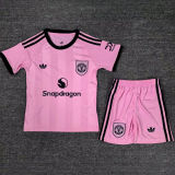 2025/26 M Utd Pink GK Kids Soccer Jersey