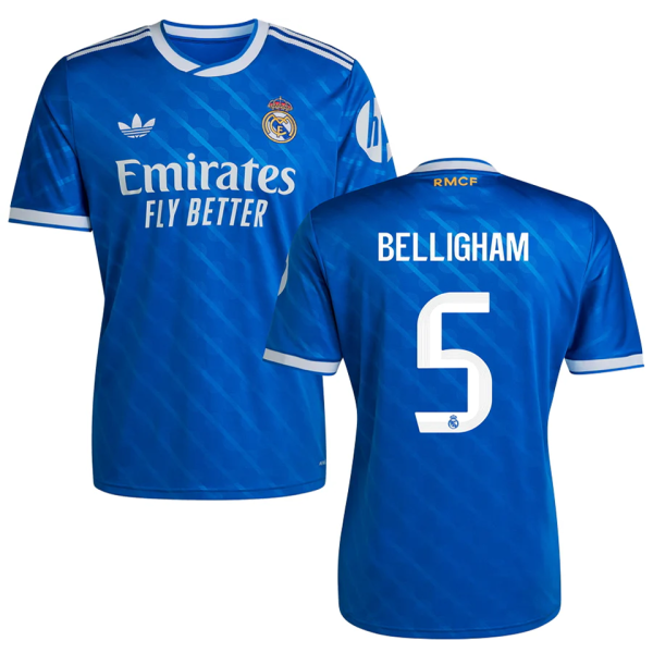BELLINGHAM #5 RM 1:1 Quality Third Fans Soccer Jersey 2025/26（UCL Font)
