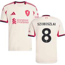 SZOBOSZLAI #8 LFC 1:1 Away Fans Jersey 2025/26 (League Font 联赛字体 )