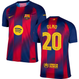 OLMO # 20 BA 1:1 Quality Home Fans Soccer Jersey 2025/26  (UCL Font 欧冠字体 有号下广告)
