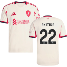 EKITIKE #22 LFC 1:1 Away Fans Jersey 2025/26 (League Font 联赛字体 )