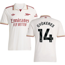 GYÖKERES #14 ARS 1:1 Quality Third Fans Soccer Jersey 2025/26 (League Font 联赛字体 )