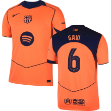 GAVI # 6 BA 1:1 Quality Third Fans Soccer Jersey 2025/26 (UCL Font 欧冠字体 有号下广告)