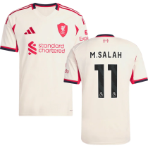 M.SALAH #11 LFC 1:1 Away Fans Jersey 2025/26 (League Font 联赛字体 )