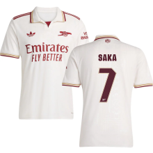 SAKA #7 ARS 1:1 Quality Third Fans Soccer Jersey 2025/26 (UCL Font 欧冠字体 )