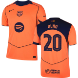 OLMO # 20 BA 1:1 Quality Third Fans Soccer Jersey 2025/26 (UCL Font 欧冠字体 有号下广告)