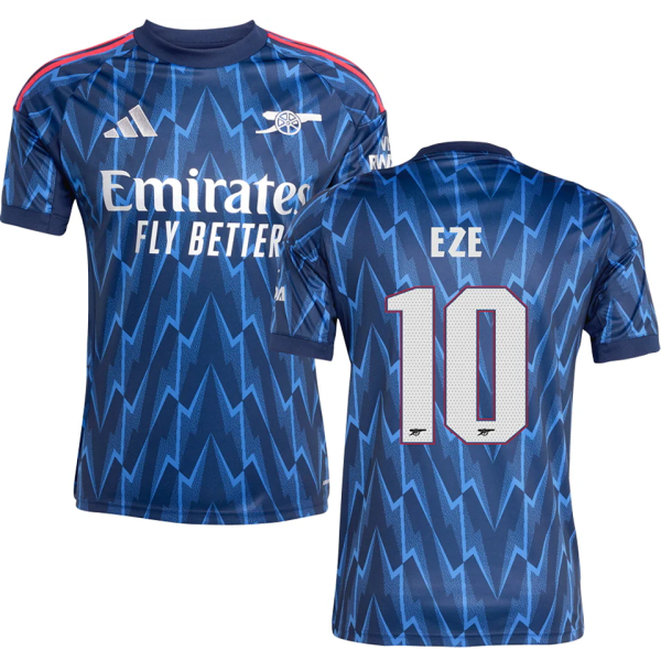 EZE #10 ARS 1:1 Quality Away Fans Soccer Jersey 2025/26 (UCL Font 欧冠字体 )