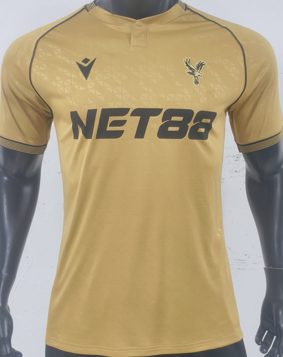 2025/26 Crystal Palace Visitante Gold Versión Jugador
