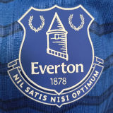 2025/26 Everton Home Blue Player Version Soccer Jersey