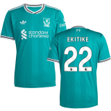 EKITIKE #22 LFC 1:1 Quality Third Green Fans Soccer Jersey 2025/26 (League Font 联赛字体 )
