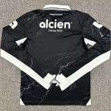 2025/26 CD Olimpia Third Black Long Sleeve Fans Soccer Jersey 洪甲奥林匹亚