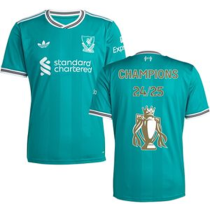 CHAMPIONS 24/25 + CHAMPIONS CUP LFC 1:1 Quality Third Fans Soccer Jersey 2025/26