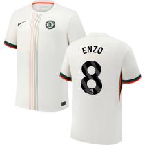 ENZO #8 CFC 1:1 Quality Away Fans Soccer Jersey 2025/26 (League Font 联赛字体 )