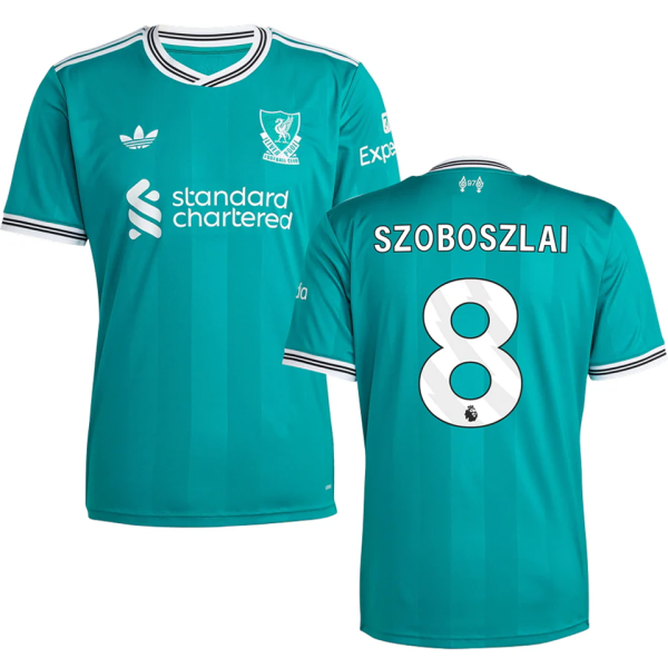 SZOBOSZLAI #8 LFC 1:1 Quality Third Green Fans Soccer Jersey 2025/26 (League Font 联赛字体 )