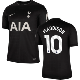 MADDISON #10 TH FC 1:1 Quality Away Black Fans Soccer Jersey 2025/26 (League Font 联赛字体 )