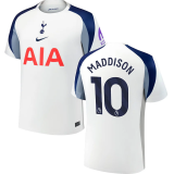 MADDISON #10 TH FC 1:1 Quality Home White Fans Soccer Jersey 2025/26 (League Font 联赛字体 )