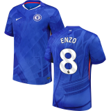ENZO #8 CFC 1:1 Quality Home Blue Fans Soccer Jersey 2025/26 (League Font 联赛字体 )