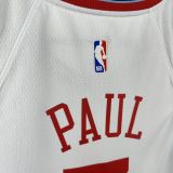 2025 Clippers PAUL #3 White NBA Jersey