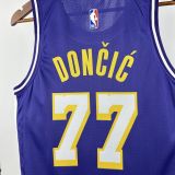 2026 Lakers DONCIC #77 Purple NBA Jersey