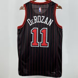 2025/26 Bulls DEROZAN #11 Black NBA Jerseys