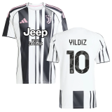 YILDIZ #10 JUV 1:1 Quality Home Fans Soccer Jersey 2025/26 带胸前新广告