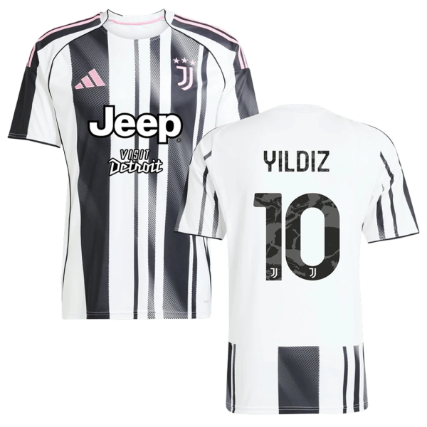 YILDIZ #10 JUV 1:1 Quality Home Fans Soccer Jersey 2025/26 带胸前新广告
