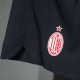 2025/26 AC Milan Home Black Player Version Shorts Pants 球员版
