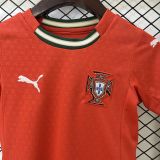 2025/26 Portuga Home Red Kids Soccer Jersey