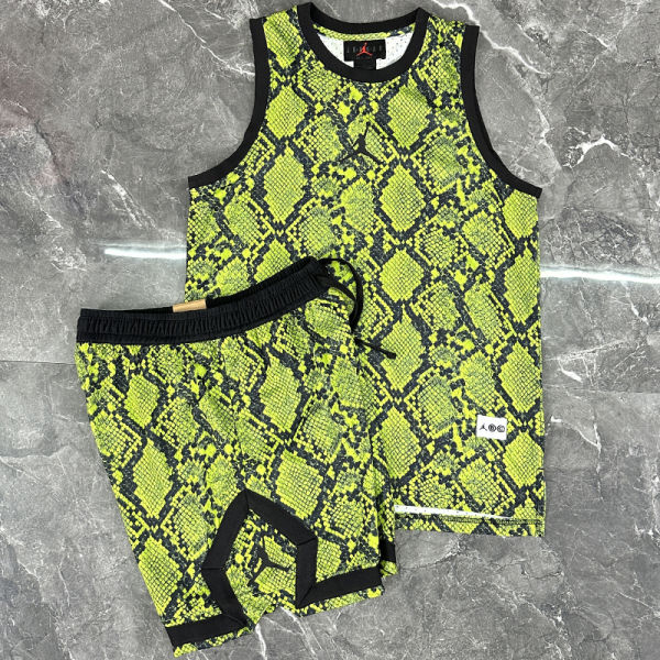 2025/26 Jordan Dark Green Vest Training Jersey(A Set)