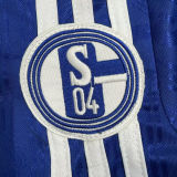 1996/1997 Schalke 04 Home Blue Retro Soccer Jersey
