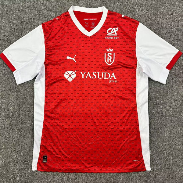 2024/25 Stade de Reims Home Red Fans Soccer Jersey  兰斯